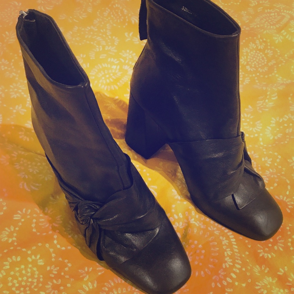 Top Shop size 39 leather boots
